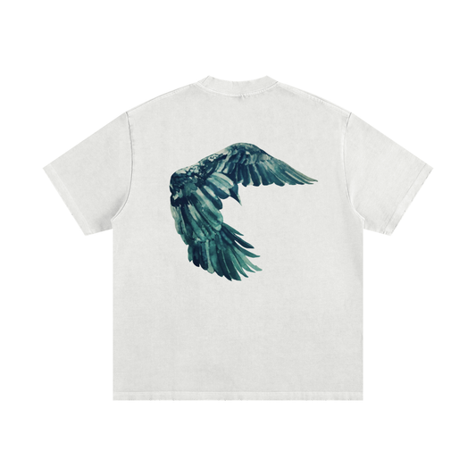 Crow,Bird ,Apparel ,Shirt,Print