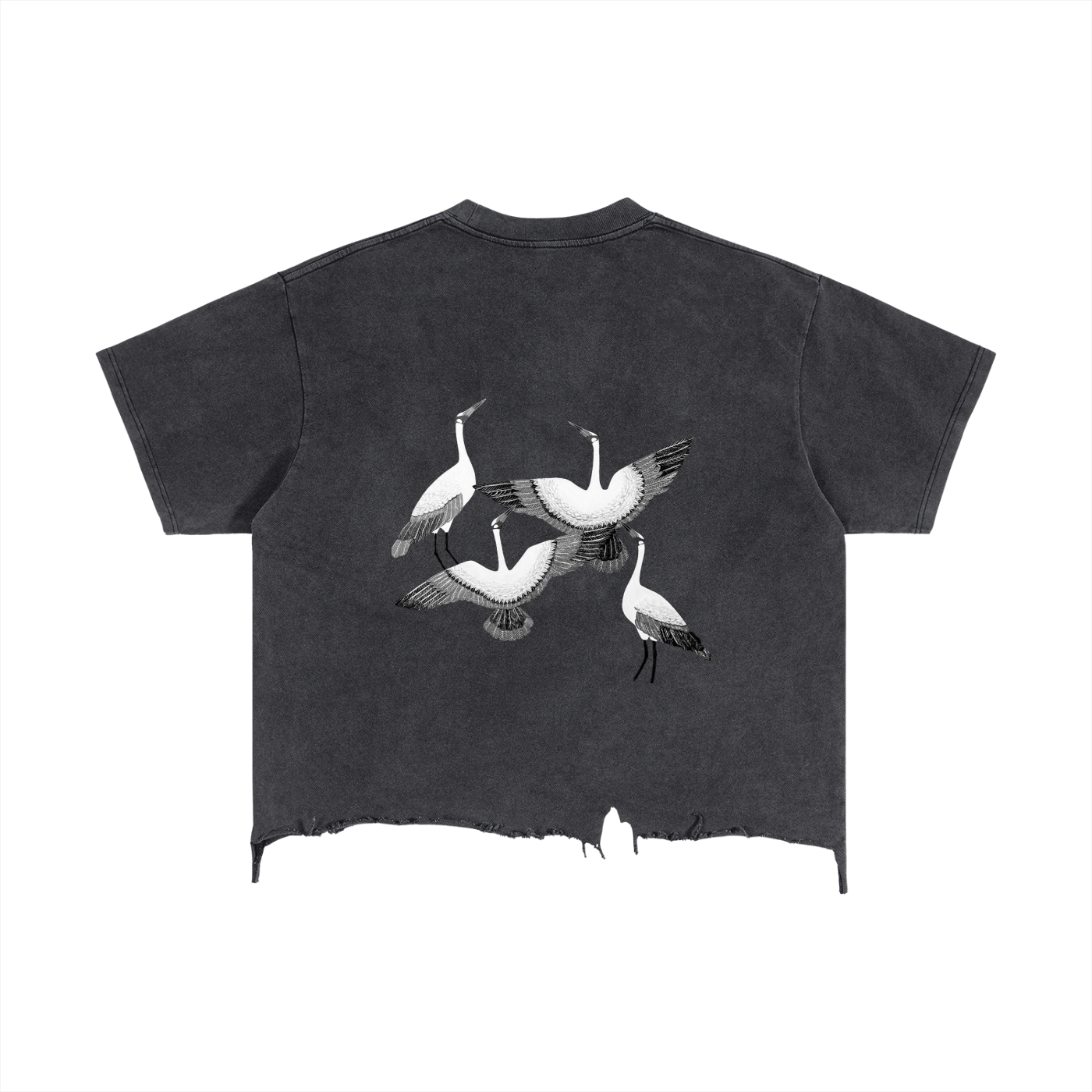 Crane ,Bird,Art,Shirt 